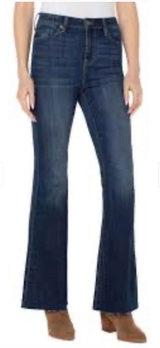 Liverpool Hannah Hi-Rise Super Flare Raw Hem Size 8/29